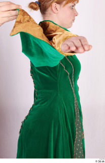 Photos Woman in Historical Dress 107 17th century green dress historical clothing upper body 0008.jpg